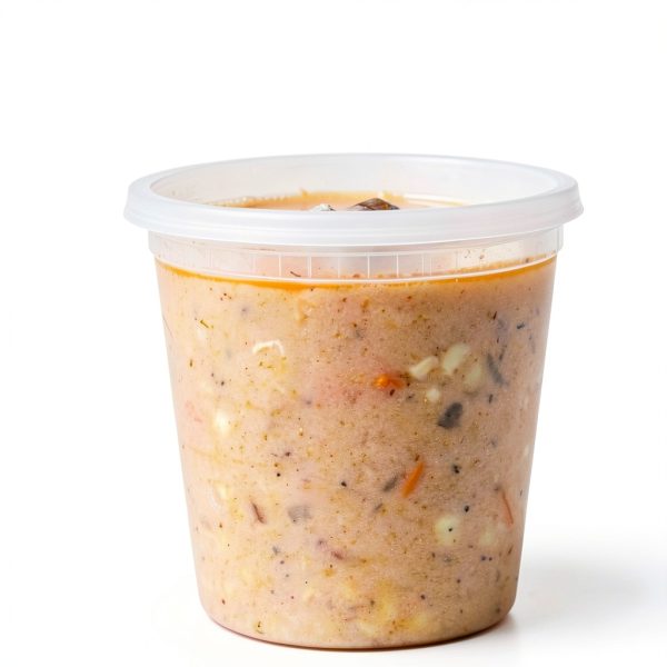 Food Storage Containers [240 Set] 24 oz Plastic Deli Containers with Lids, Slime, Soup, Meal Prep Containers | BPA Free | Stackable | Leakproof | Microwave/Dishwasher/Freezer Safe-1