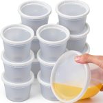 24 Pack Disposable 16 oz Containers LUCKMETA BPA Free Leakproof Bowls-0