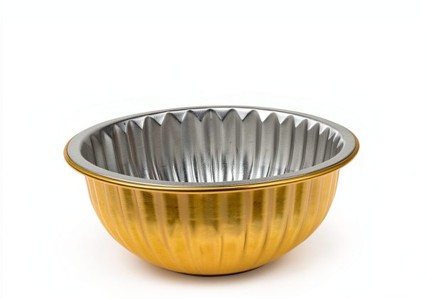 Kichvoe 20pcs Aluminum Foil Bowls Covers Round Disposable Food Containers for Bbq Picnic and Takeaway for Indoor and Outdoor Use-1