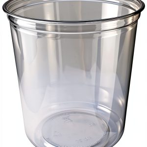 Fabri-Kal 24 oz Plastic Recycleware Deli Container 4.6 x 3.6-0