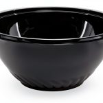 WNA Caterline Pack N' Serve Plastic Bowl, 160 Oz, Black, 25/Case-0