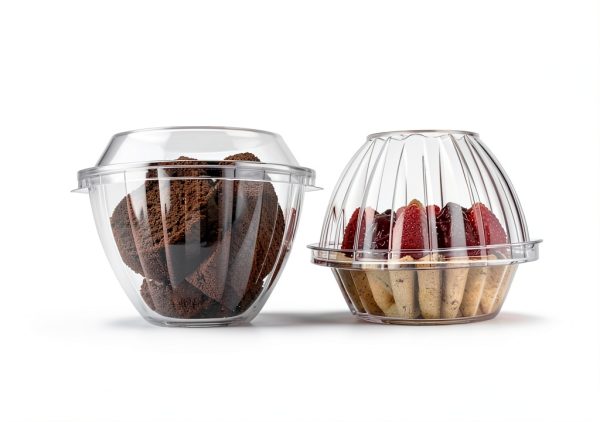 Clear Round 16 oz resq Reversible Bowl Combo – Darnel PET, 200 pcs-3