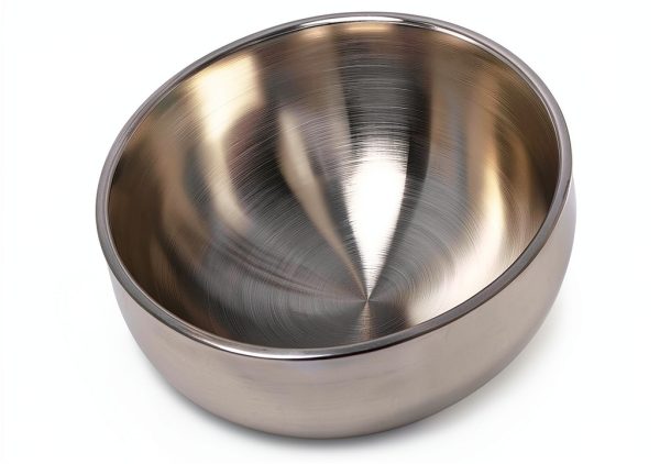 Angle Bowl by American Metalcraft 304oz Double Wall Stainless Steel-0